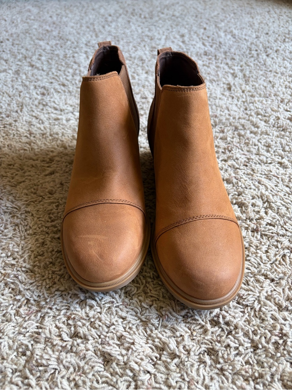 Sorel Women's Tan Wedge Ankle Booties